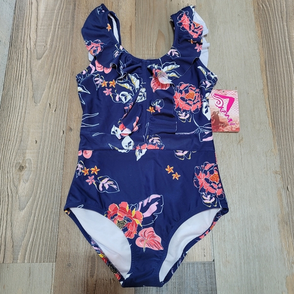 Kanu Surf Other - Kanu Surf Girls Gianna Beach Sport Ruffle One Piece Swimsuit